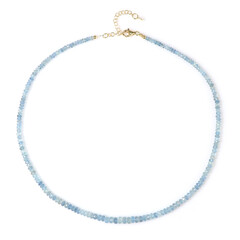 Brazilian Aquamarine Silver Necklace