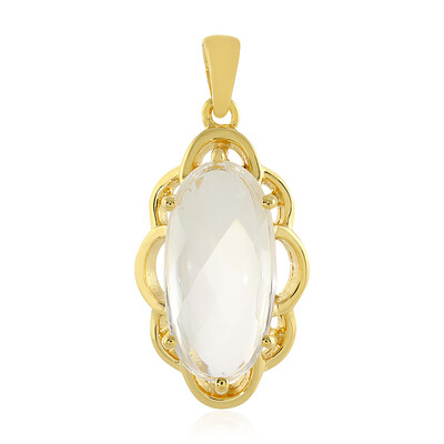 White Quartz Silver Pendant