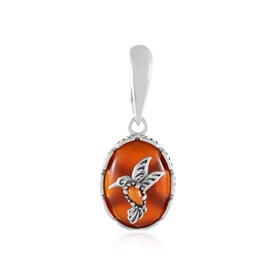 Red Onyx Silver Pendant (Desert Chic)