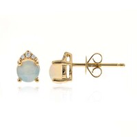 10K AAA Welo Opal Gold Earrings