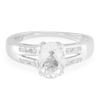 Petalite Silver Ring