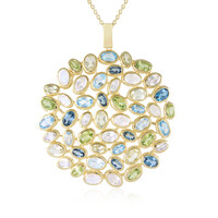 Blue Moonstone Silver Necklace (KM by Juwelo)