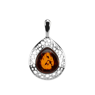 Baltic Amber Silver Pendant (dagen)