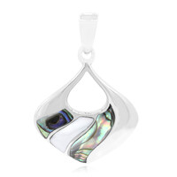 Abalone Shell Silver Pendant