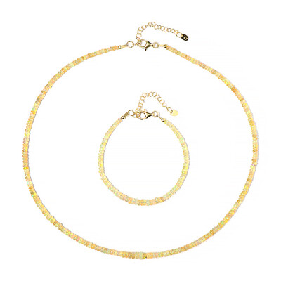Welo Opal Silver Set