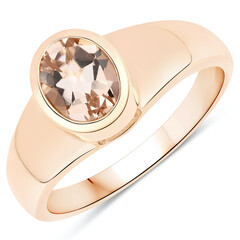 14K Morganite Gold Ring