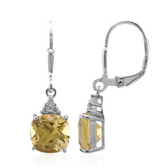 Citrine Silver Earrings