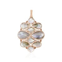 Green Maniry Labradorite Silver Pendant (KM by Juwelo)