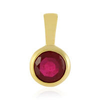 Madagascar Ruby Silver Pendant
