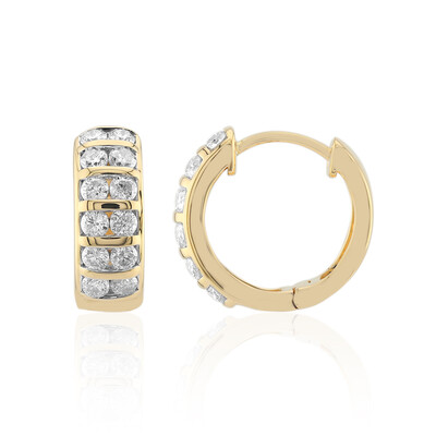 14K SI1 (G) Diamond Gold Earrings (Annette)