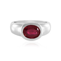 Bemainty Ruby Silver Ring