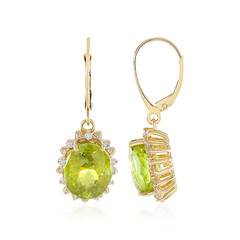 14K Sphene Gold Earrings (AMAYANI)