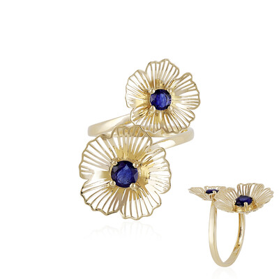 9K Madagascar Blue Sapphire Gold Ring (Ornaments by de Melo)