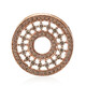 9K SI1 Argyle Rose De France Diamond Gold Pendant (Annette)