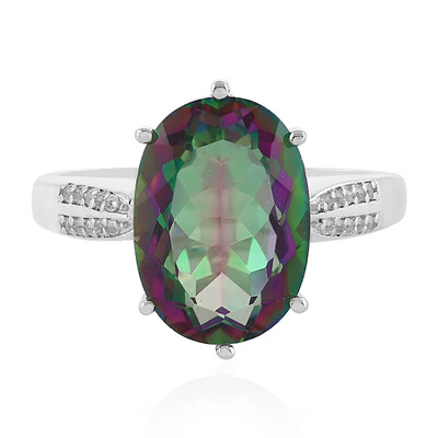 Mystic Quartz Silver Ring