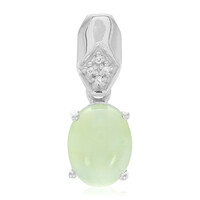 Chrysoprase Silver Pendant