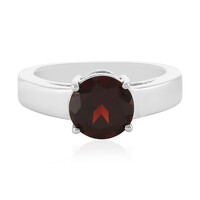 Mozambique Garnet Silver Ring
