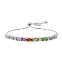 Swiss Blue Topaz Silver Bracelet