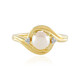 White Freshwater Pearl Silver Ring