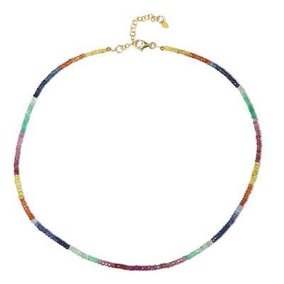 Colombian Emerald Silver Necklace
