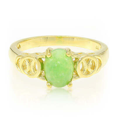Imperial Chrysoprase Silver Ring