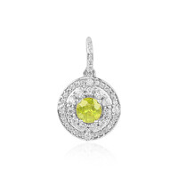 Sphene Silver Pendant