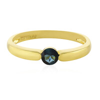 Indicolite Silver Ring