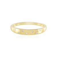 I2 (I) Diamond Silver Ring