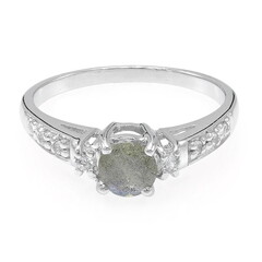 Romanian Spectrolite Silver Ring