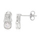 Mozambique Sapphire Silver Earrings