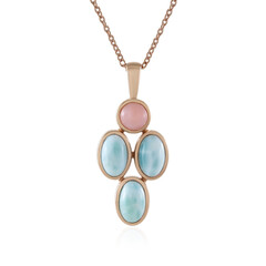 Larimar Silver Necklace (KM by Juwelo)