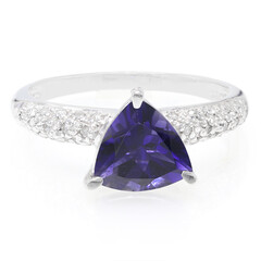 Ceylon Iolite Silver Ring