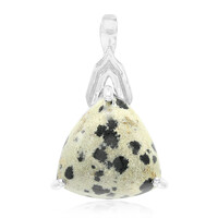 Dalmatian Jasper Silver Pendant