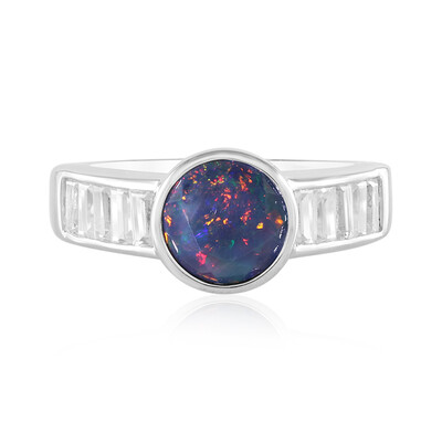 Mezezo Opal Silver Ring