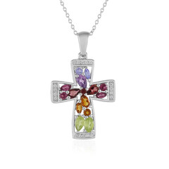 Madeira Citrine Silver Necklace