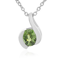 Russian Demantoid Silver Necklace