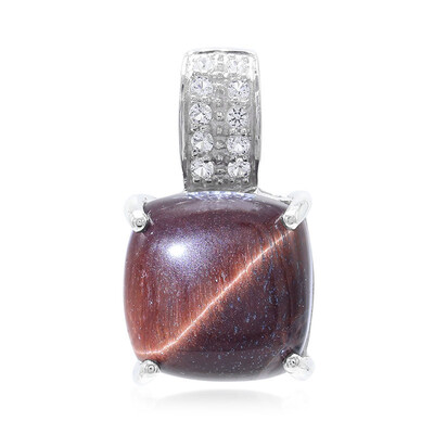 Red Tiger´s Eye Silver Pendant