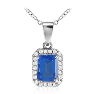 INDIGO BLUE TOPAZ Silver Necklace