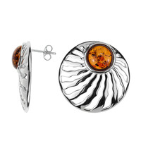 Baltic Amber Silver Earrings