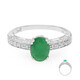 Bahia Emerald Silver Ring