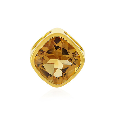 Citrine Silver Pendant (MONOSONO COLLECTION)