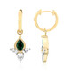9K Brazilian Green Tourmaline Gold Earrings (Remy Rotenier)