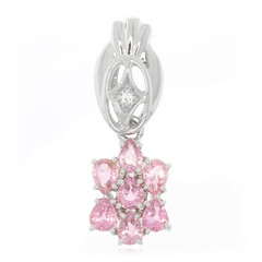 Cuprian Tourmaline Silver Pendant
