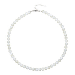 Mother of Pearl Silver Necklace