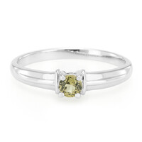 Cuprian Tourmaline Silver Ring