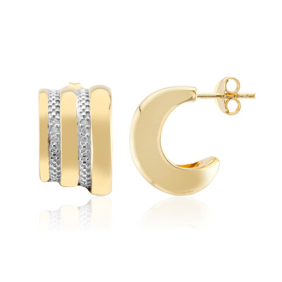 I3 (I) Diamond Silver Earrings