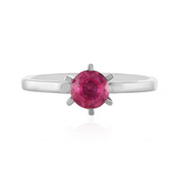Madagascar Pink Sapphire Silver Ring