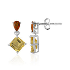 Citrine Silver Earrings