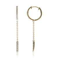14K SI2 (G) Diamond Gold Earrings (CIRARI)