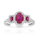 14K AAA Mozambique Ruby Gold Ring (CIRARI)
